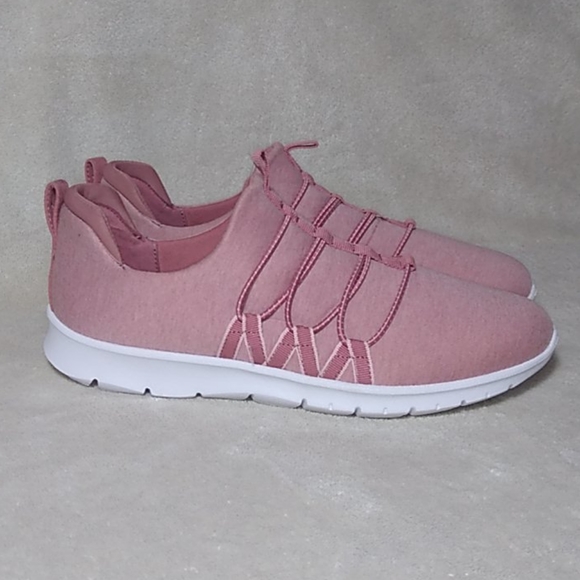 clarks sneakers womens pink